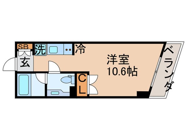 パ－クアクシス銀座イ－ストの物件間取画像